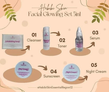 Habibi skin - Glowing Facial set (mild)