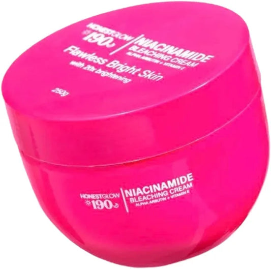 HonestGlow 190 Niacinamide Cream with alpha arbutin & Vitamin E -250g