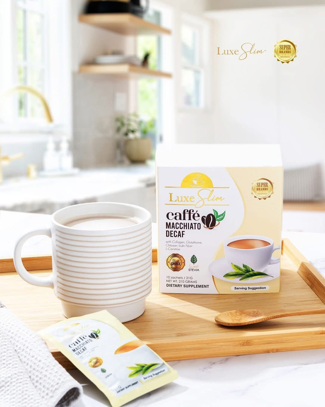 Luxe Slim Cafe machiato DECAF (10 sachet)