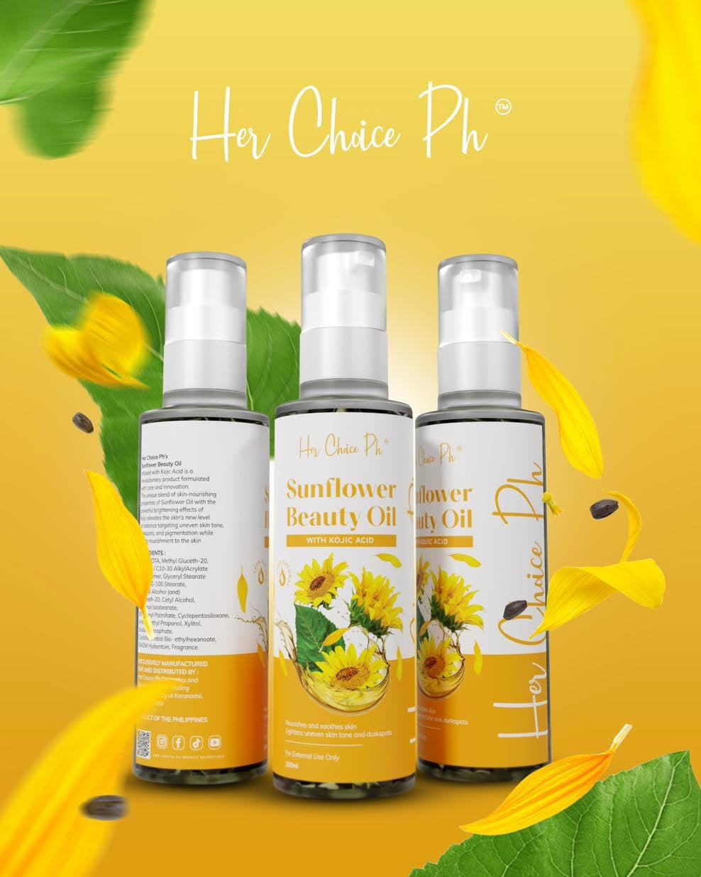 Herchoice Sunflower beauty oil -100ml