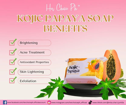 Her Choice Ph - kojic Papaya Soap -120g