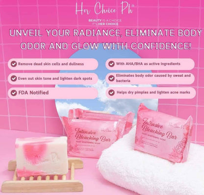 Her Choice Ph - intensive Bleaching  w/collagen -120g