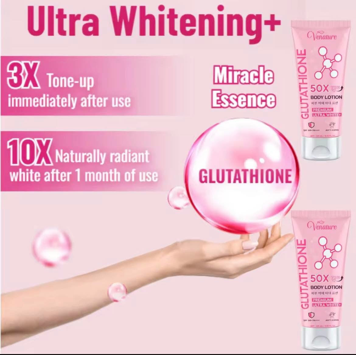 Venature - Glutathione 50X Whitening Body Lotion Premium Ultra white 1 ROSYSKIN ESSENTIALS LLC Venature - Glutathione 50X Whitening Body Lotion Premium Ultra white 1 ROSYSKIN ESSENTIALS LLC