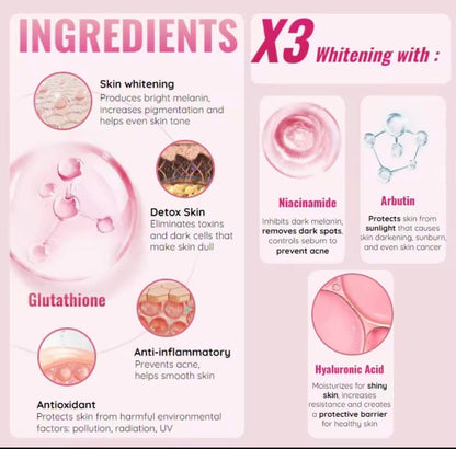 Venature - Glutathione 50X  Whitening Body Lotion Premium Ultra white 150ml