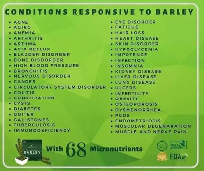 IAM BARLEY- Amazing Pure Organic Barley - Powdered Drink Mix From Australia | 3g x 10 sachets