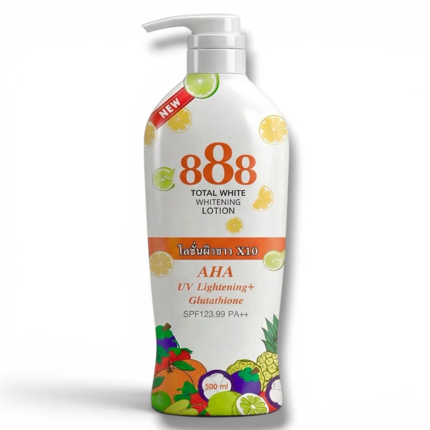 888 Total white - Whitening Body Lotion SPF123.99 PA+++ -500ml