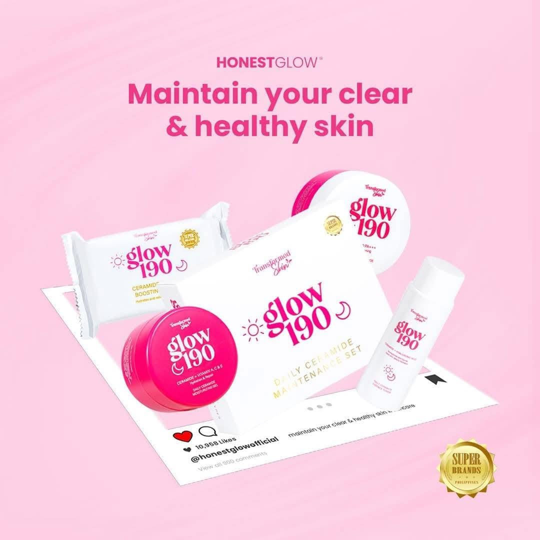 Honest glow maintenance set