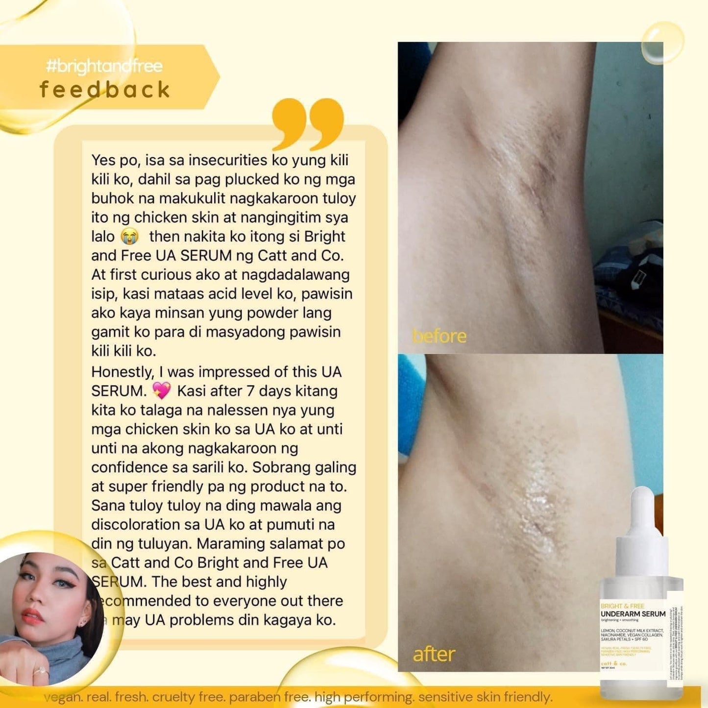 Catt & co. Underarm Serum 30ml