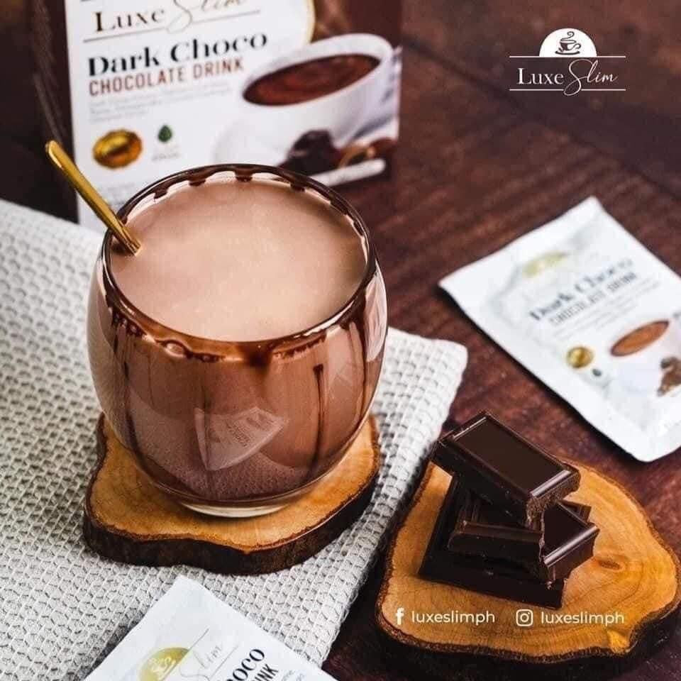 Luxe Slim - Dark Choco Chocolate Drinks (10 x 21g )