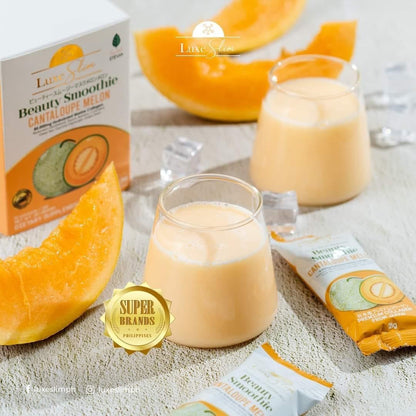 Luxe Slim Beauty Smoothie Cantaloupe Melon - Premium Collagen (10 x 21g)