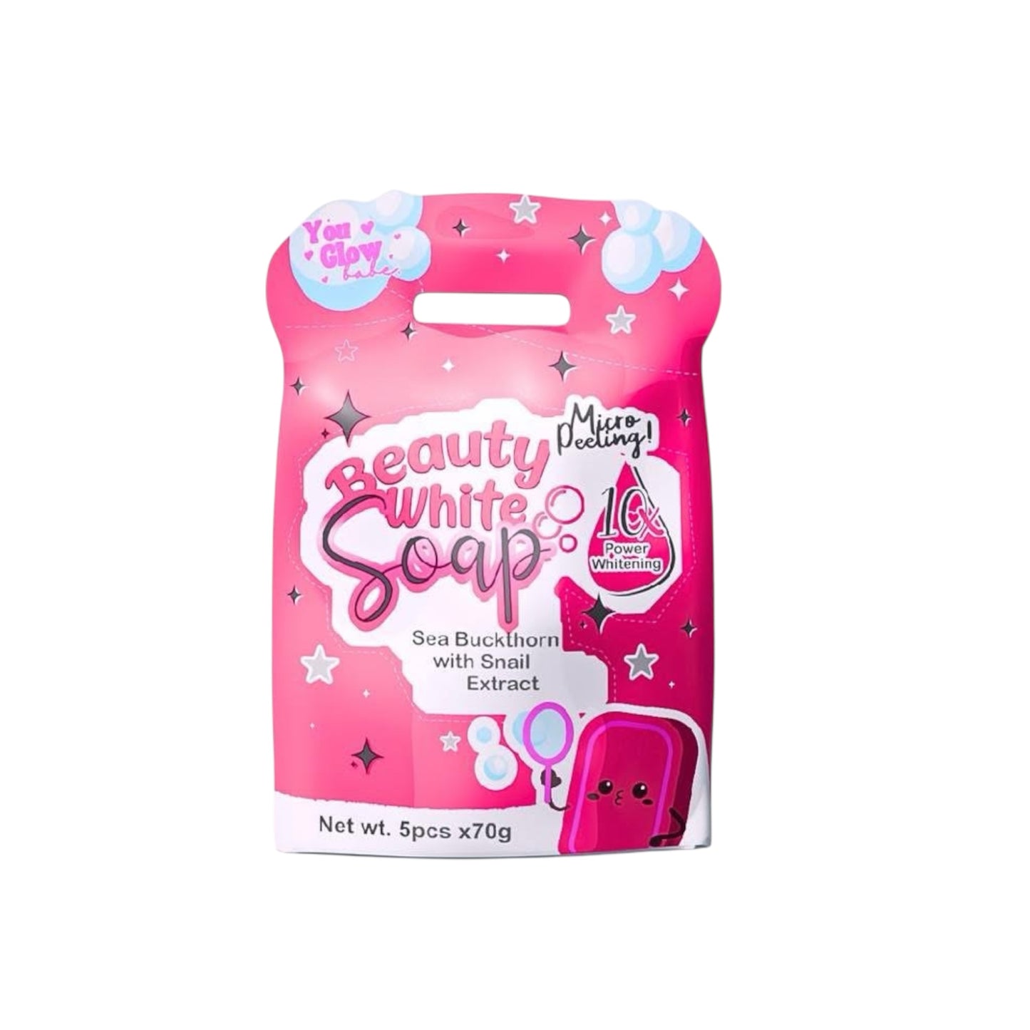 You glow babe -Beauty White soap / Sea Buckhorn with Snail Extract  (5x 70g)