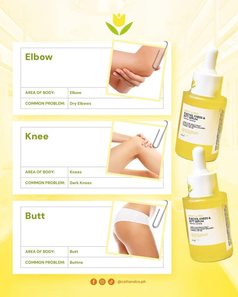 Catt & co. Elbows, Knees and Butt Serum 30ml