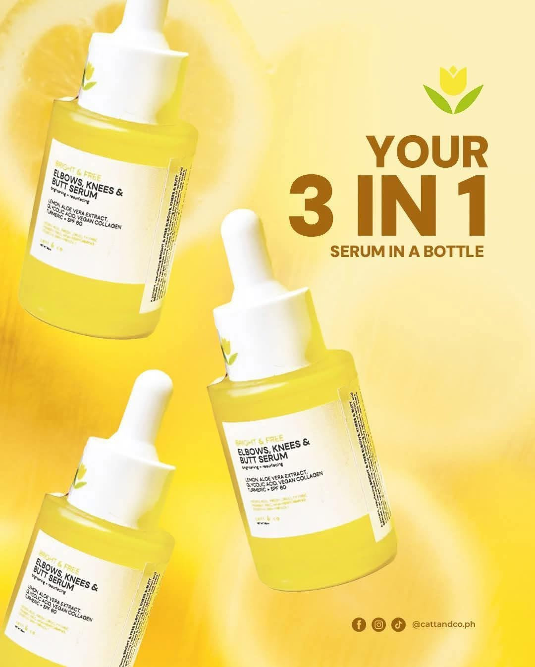 Catt & co. Elbows, Knees and Butt Serum 30ml