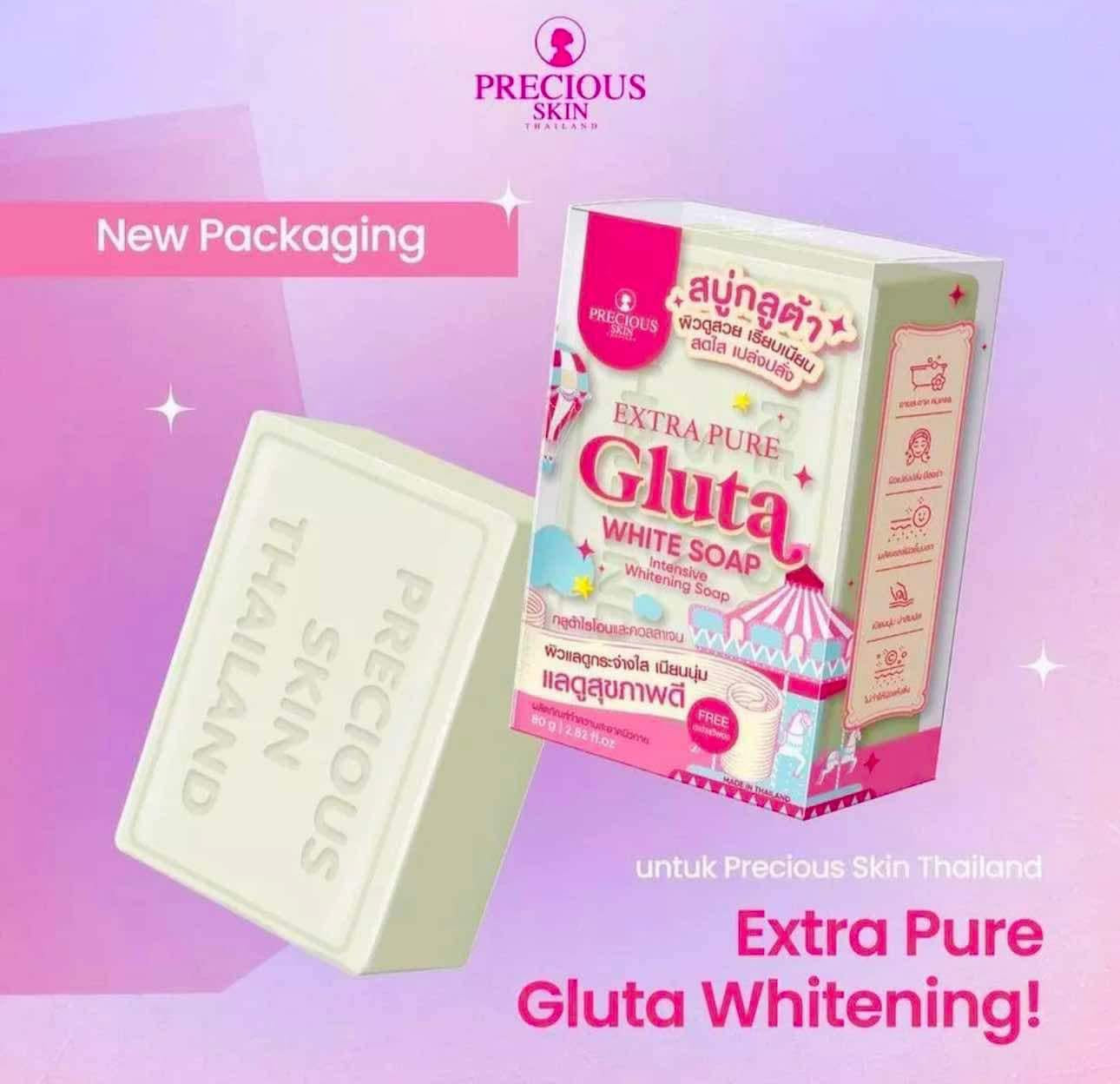 PRECIOUS SKIN- EXTRA PURE GLUTA WHITE SOAP