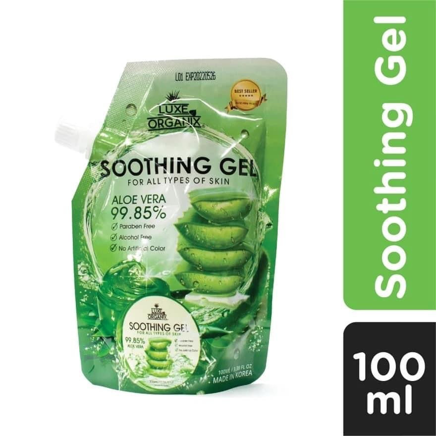 Luxe Organix  Soothing Gel Aloe Vera 99.85% - 100ml (green)