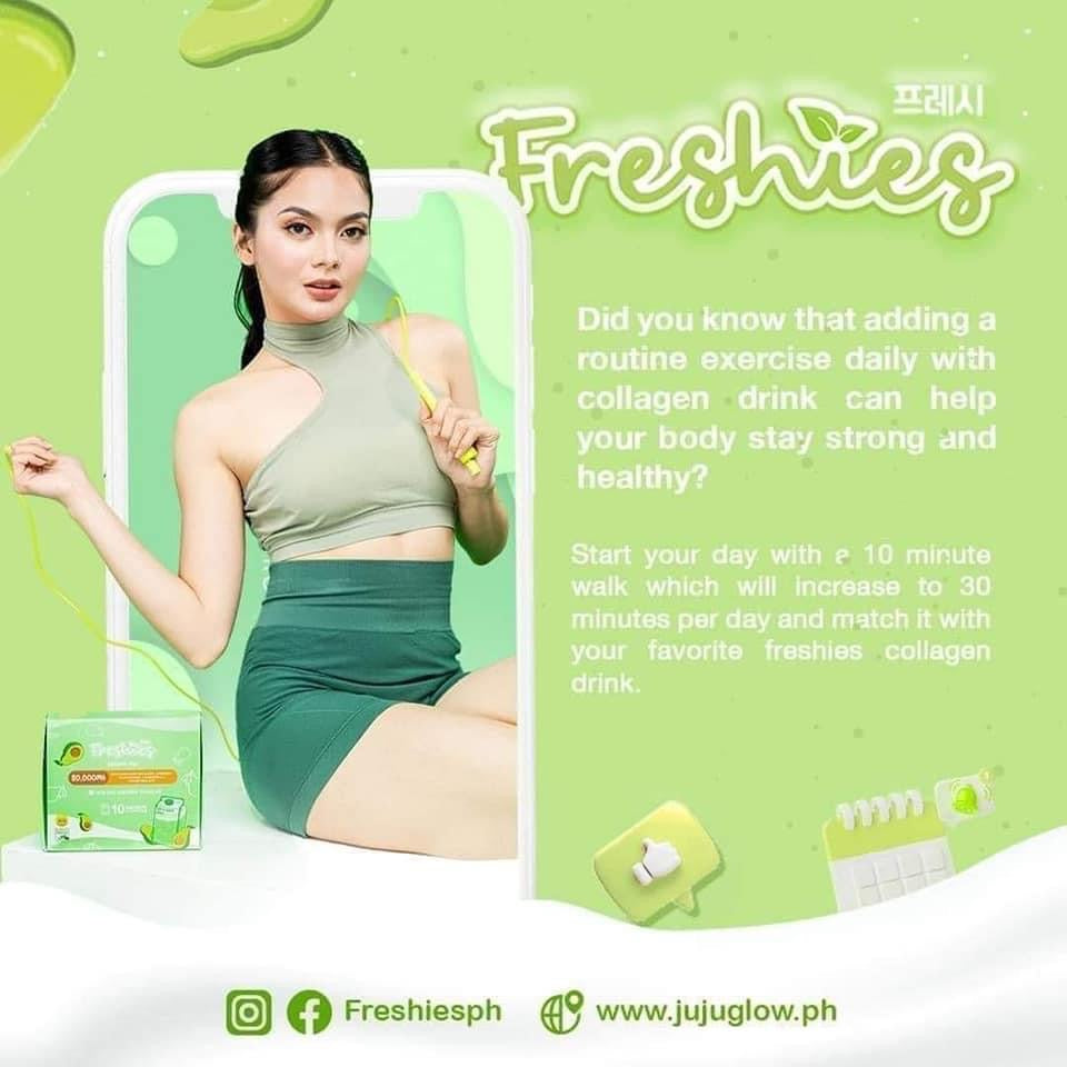 Juju Glow Freshies Avocado milk 10x21g