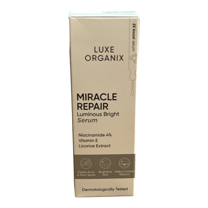 Luxe Organix Miracle Repair Luminous Bright Serum 30ML