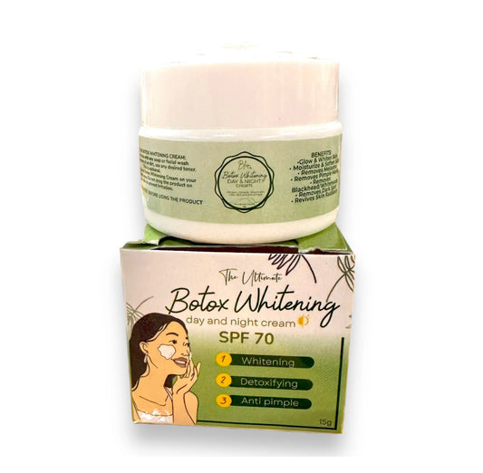 Blem Dr. - The ultimate Botox whitening day and night Cream SPF70 -15g