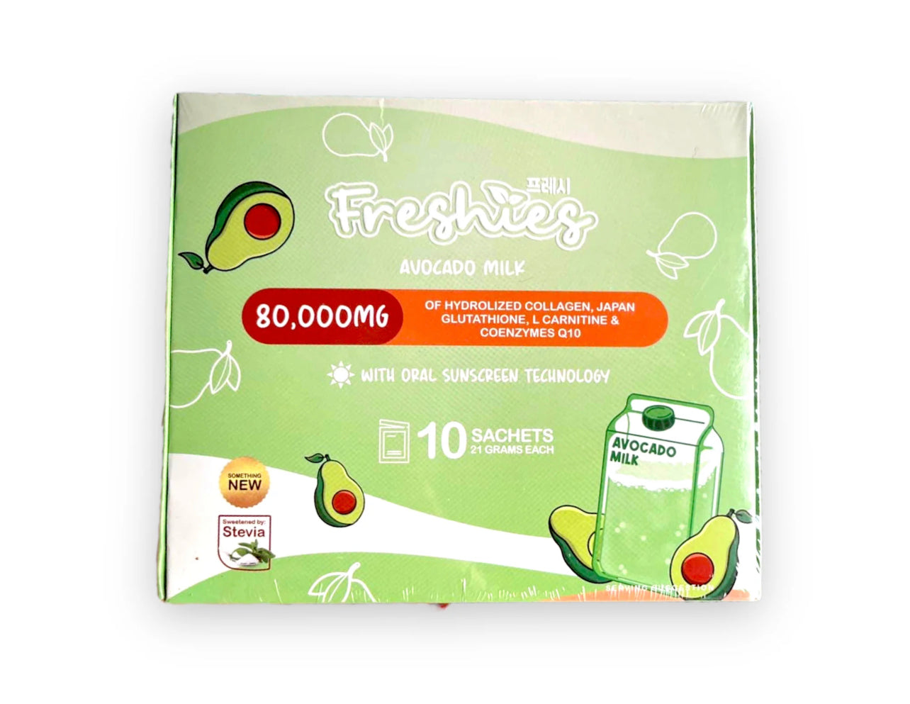 Juju Glow Freshies Avocado milk 10x21g