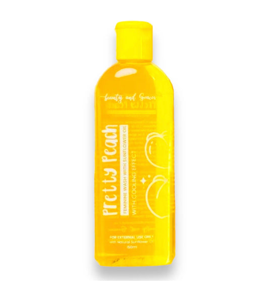 Beauty & Graces - Pretty Peach Feminine Wash With Sunflower oil 150ml