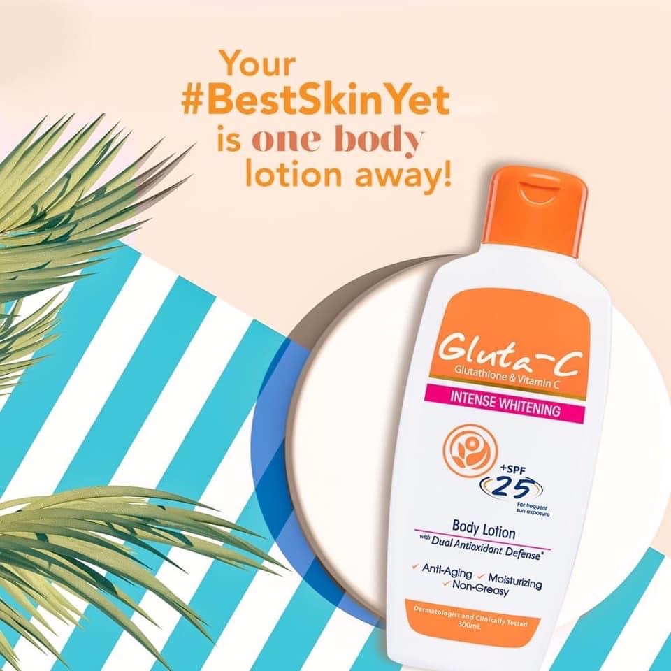 Gluta C intense whitening lotion 300ml - Shop Essential Skin Care Products online | Natural Organic skin care products | ROSYSKIN ESSENTIALS LLC