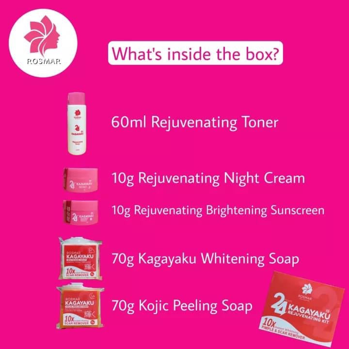 Rosmar Kagayaku - 24HRS Rejuvenating Facial kit