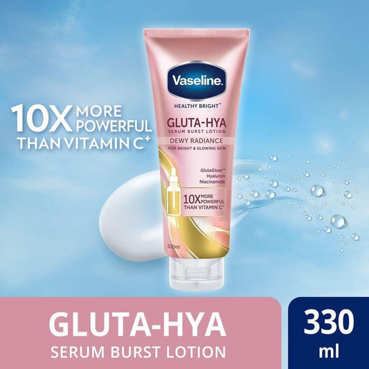 Vaseline Gluta- HYA Serum Dewey Radiance 10x Whitening Lotion 300ml