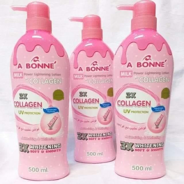 A Bonne Milk & Collagen Lotion 500ml - Shop Essential Skin Care Products online | Natural Organic skin care products | ROSYSKIN ESSENTIALS LLC