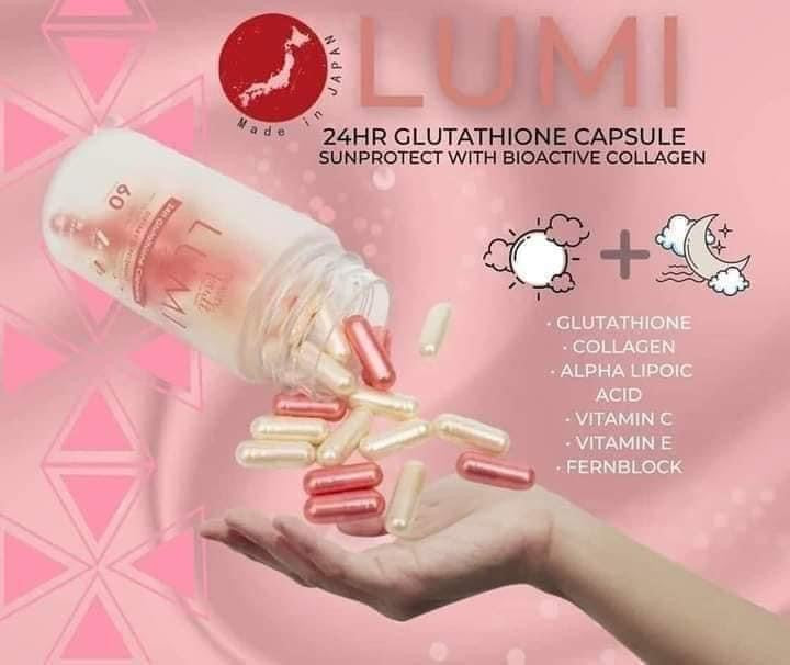 Beauty Vault LUMI 24H Glutathione Capsule - Shop Essential Skin Care Products online | Natural Organic skin care products | ROSYSKIN ESSENTIALS LLC
