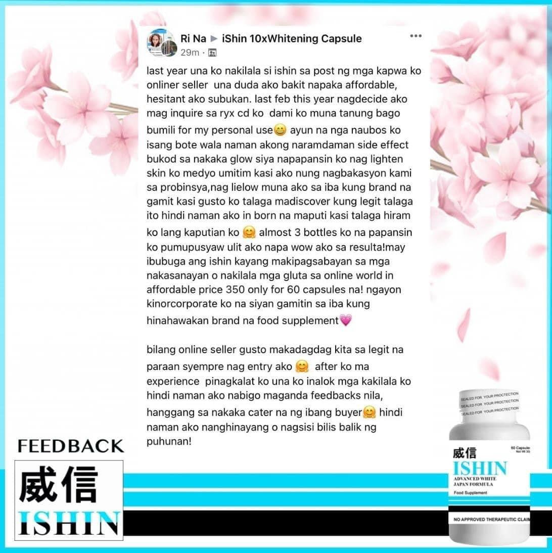 ISHIN GLUTATHIONE  ADVANCED WHITE JAPAN FORMULA 60CAPS/BTL - Shop Essential Skin Care Products online | Natural Organic skin care products | ROSYSKIN ESSENTIALS LLC