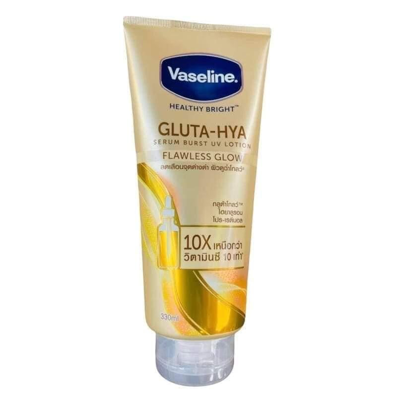 Vaseline Gluta - HYA Glow Serum 10x Whitening Lotion 330ml (Gold)