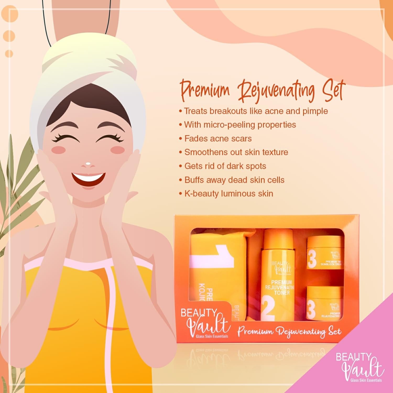 Beauty Vault Premium Rejuvenating set - Shop Essential Skin Care Products online | Natural Organic skin care products | ROSYSKIN ESSENTIALS LLC