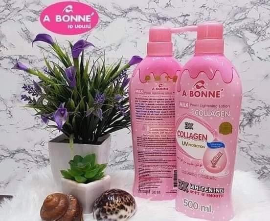 A Bonne Milk & Collagen Lotion 500ml - Shop Essential Skin Care Products online | Natural Organic skin care products | ROSYSKIN ESSENTIALS LLC