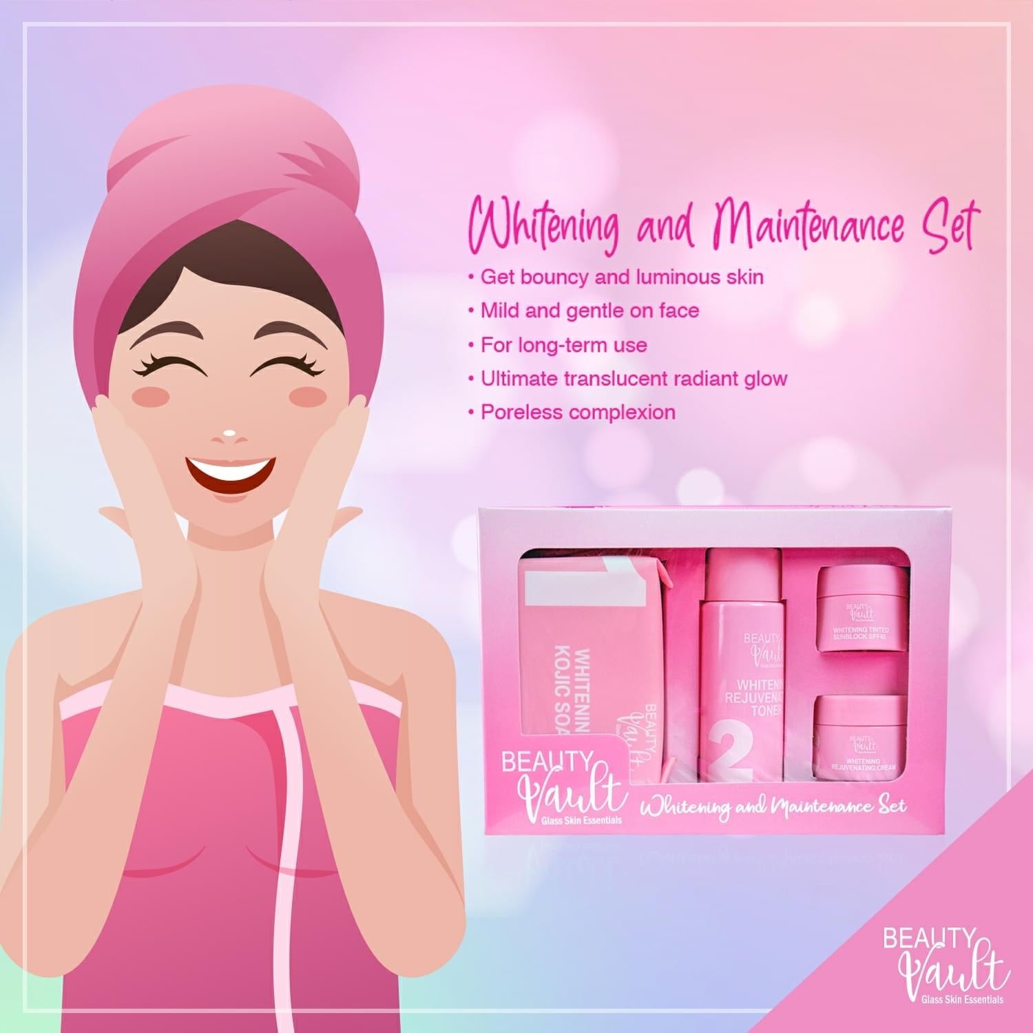 Beauty Vault Whitening Rejuvenating set (maintenance) - Shop Essential Skin Care Products online | Natural Organic skin care products | ROSYSKIN ESSENTIALS LLC