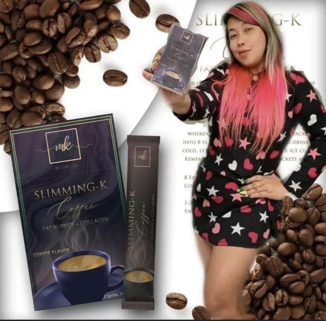 Slimming-k fat burner coffee - Shop Essential Skin Care Products online | Natural Organic skin care products | ROSYSKIN ESSENTIALS LLC