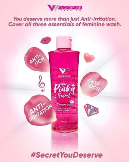 PINKY Feminine Wash 150ml - Shop Essential Skin Care Products online | Natural Organic skin care products | ROSYSKIN ESSENTIALS LLC
