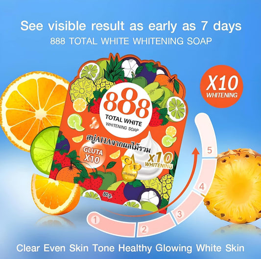 888 Total White Whitening soap