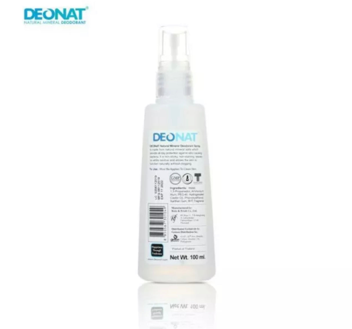 DEONAT Natural Mineral deodorant Spray (Blue) - Shop Essential Skin Care Products online | Natural Organic skin care products | ROSYSKIN ESSENTIALS LLC