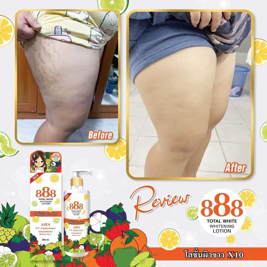 888 Total Whitening AHA UV lightening+ Glutathione SPF35 PA+++