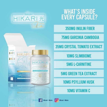Beauty&U - Hikari Slim Advanced Fat Burner and Appetite Supressant With SlimBiome Technology
