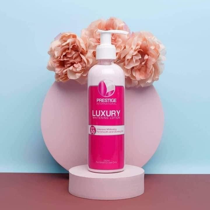 Prestige Luxury Whitening Lotion SPF50 - Shop Essential Skin Care Products online | Natural Organic skin care products | ROSYSKIN ESSENTIALS LLC