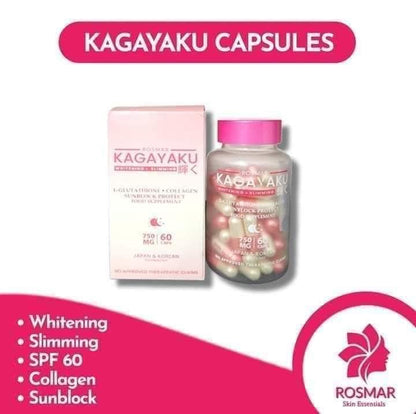 Rosmar Kagayaku - Whitening Slimming Food Supplement -60 Capsul