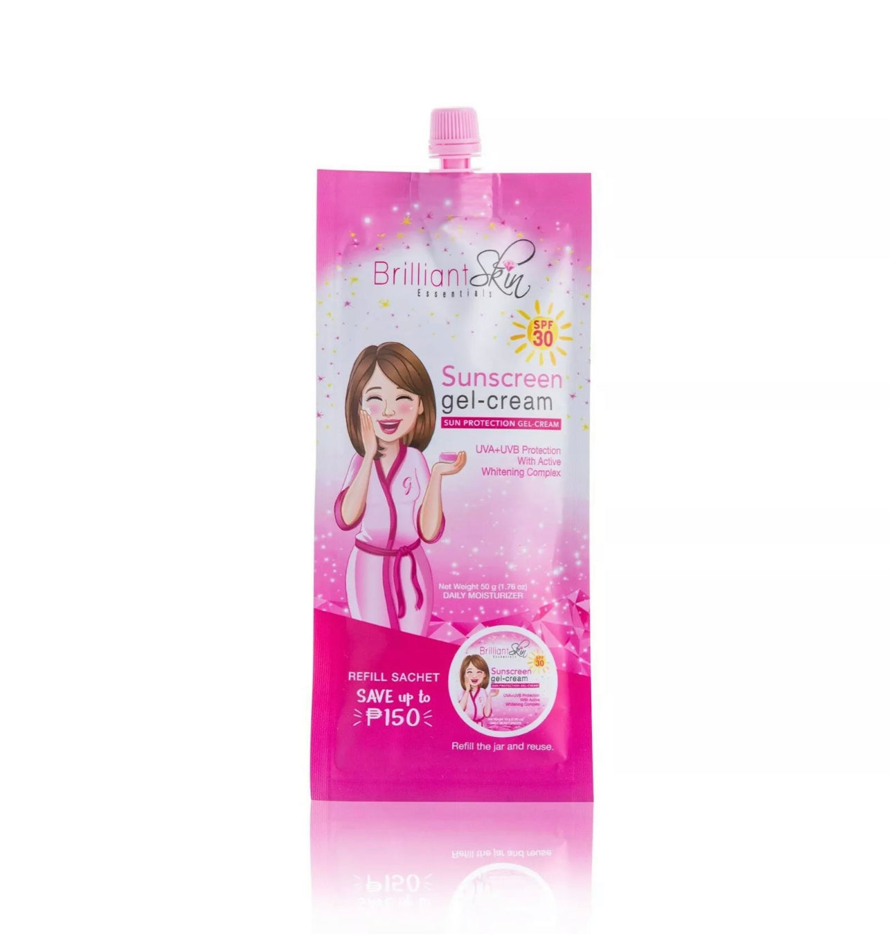 Brilliants skin essentials~Sunscreen Gel/Cream 50g - Shop Essential Skin Care Products online | Natural Organic skin care products | ROSYSKIN ESSENTIALS LLC