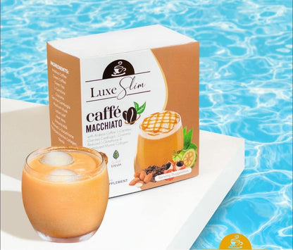 Luxe Slim Caffe Macchiato - Slimming Coffee With Collagen & Glutathione - 10sachet - Shop Essential Skin Care Products online | Natural Organic skin care products | ROSYSKIN ESSENTIALS LLC