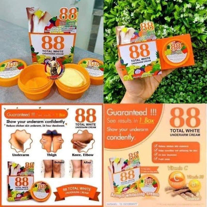 88 Total white ( underarm whitening cream) - Shop Essential Skin Care Products online | Natural Organic skin care products | ROSYSKIN ESSENTIALS LLC