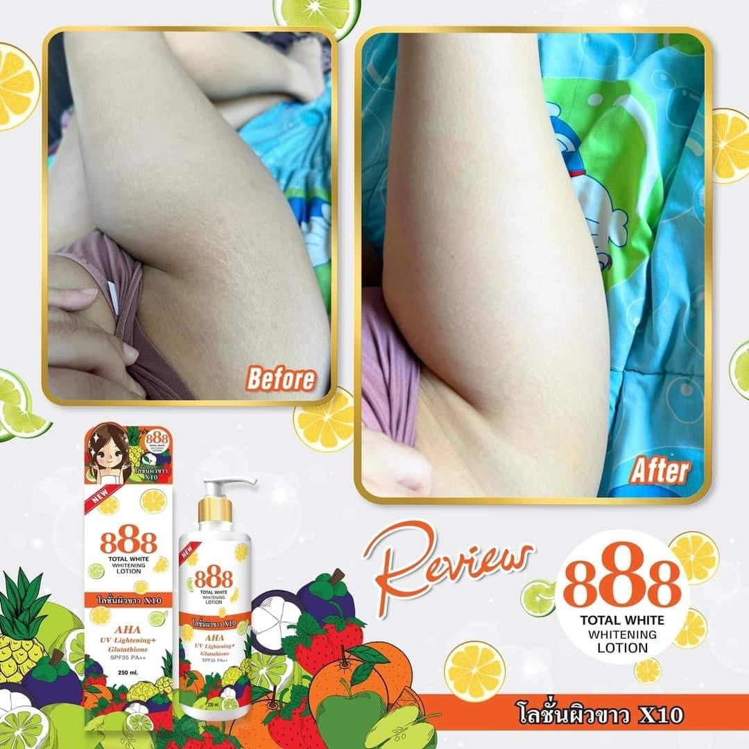 888 Total Whitening AHA UV lightening+ Glutathione SPF35 PA+++