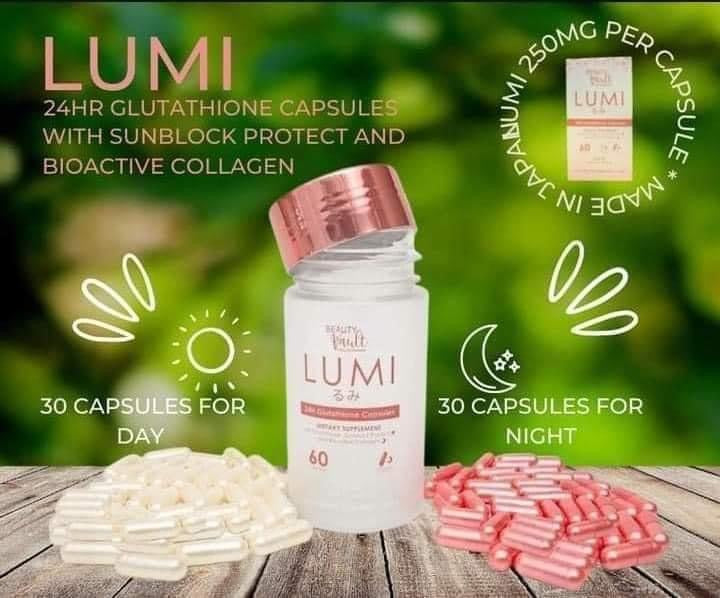 Beauty Vault LUMI 24H Glutathione Capsule - Shop Essential Skin Care Products online | Natural Organic skin care products | ROSYSKIN ESSENTIALS LLC