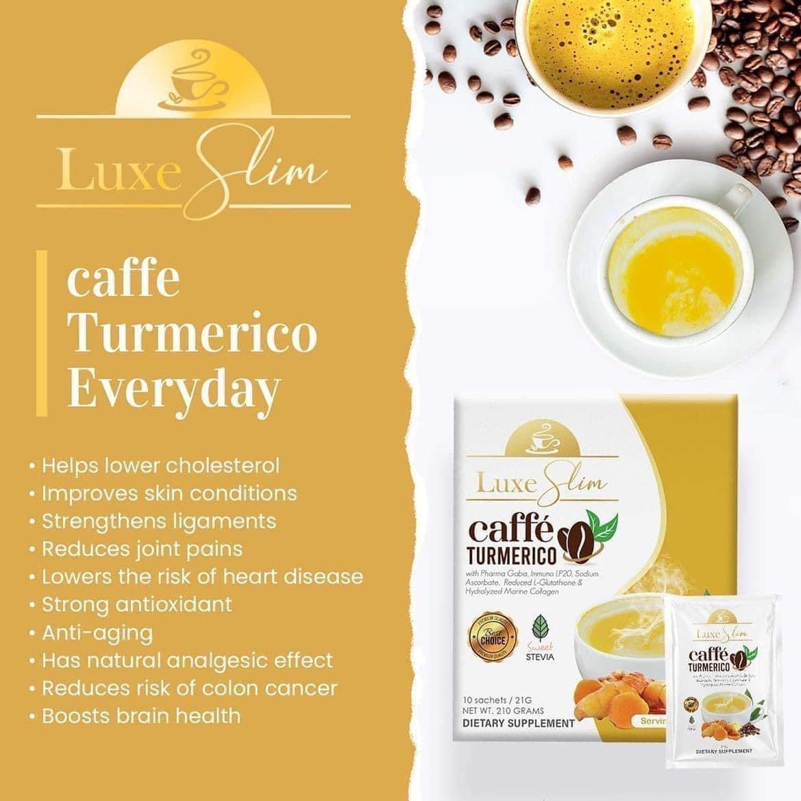 Luxe Slim Caffe Turmerico - Shop Essential Skin Care Products online | Natural Organic skin care products | ROSYSKIN ESSENTIALS LLC